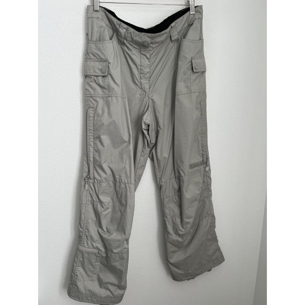 Black Dot Women's XL Gray Water Proof Snow Ski Snowboarding Pant Lightweight